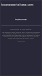 Mobile Screenshot of lacanzoneitaliana.com